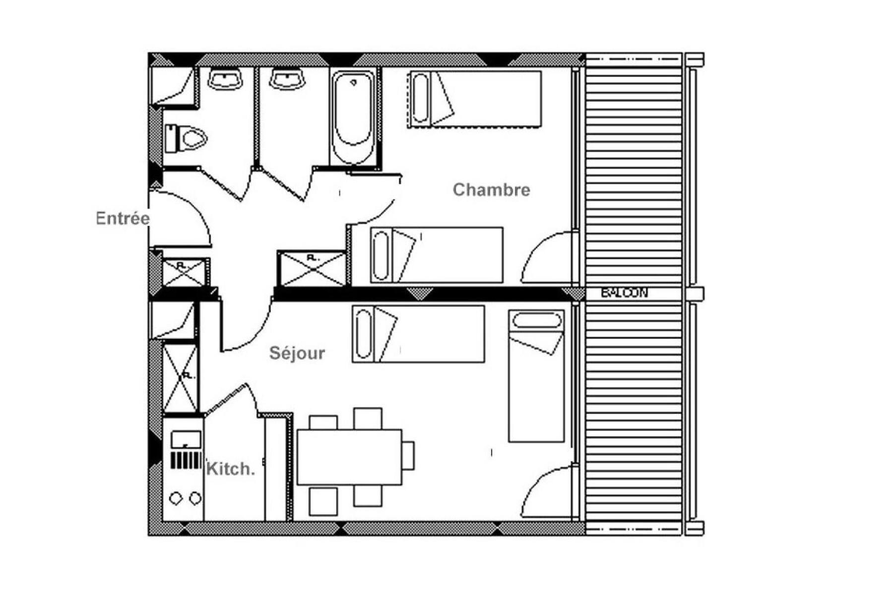 Residence Chaviere - Appartement Lumieux - Centre Station - Balcon Mae-3074 Saint-Martin-de-Belleville Exterior photo